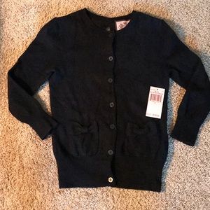 Juicy Couture black bow detail cardigan